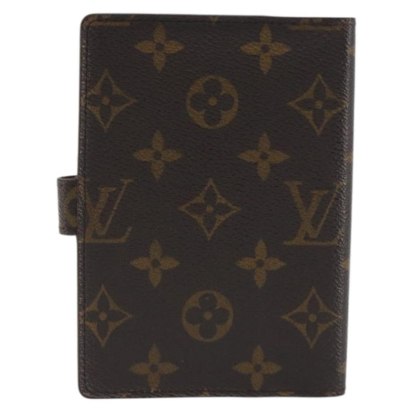 LOUIS VUITTON Monogram Agenda PM Day Planner Cover R20005 LV Auth 194635