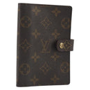LOUIS VUITTON Monogram Agenda PM Day Planner Cover R20005 LV Auth 194636-1