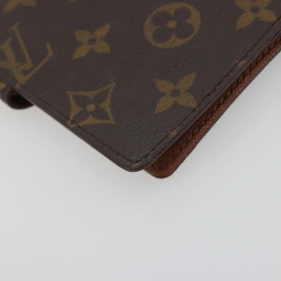LOUIS VUITTON Monogram Agenda PM Day Planner Cover R20005 LV Auth 194636