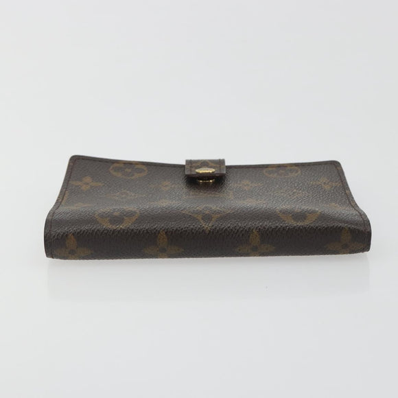LOUIS VUITTON Monogram Agenda PM Day Planner Cover R20005 LV Auth 194636