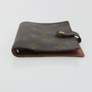 LOUIS VUITTON Monogram Agenda PM Day Planner Cover R20005 LV Auth 194636-7