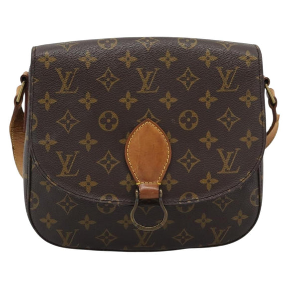 LOUIS VUITTON Monogram Saint Cloud GM Shoulder Bag M51242 LV Auth 194637
