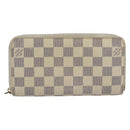 LOUIS VUITTON Damier Azur Zippy Wallet Long Wallet N60019 LV Auth 194639-13