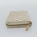 LOUIS VUITTON Damier Azur Zippy Wallet Long Wallet N60019 LV Auth 194639-3
