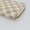 LOUIS VUITTON Damier Azur Zippy Wallet Long Wallet N60019 LV Auth 194639-14