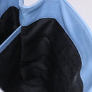 Salvatore Ferragamo Gancini Hand Bag Leather 2way Light Blue Gold Auth 194641A-20