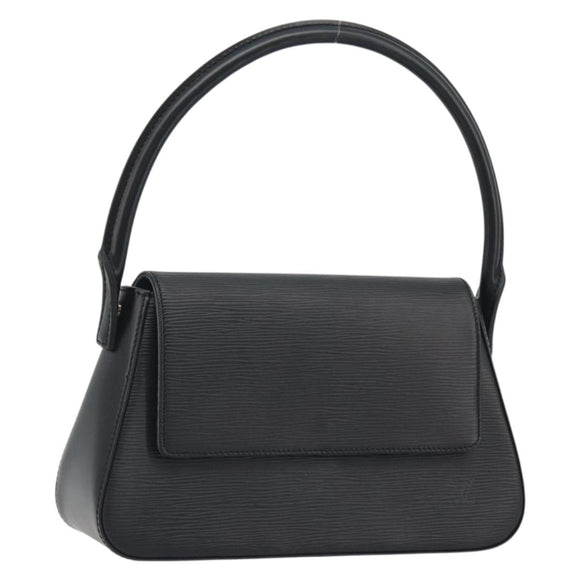 LOUIS VUITTON Epi Mini Looping Shoulder Bag SPO Black LV Auth 194642SM