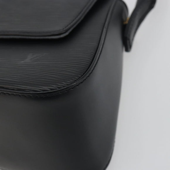 LOUIS VUITTON Epi Mini Looping Shoulder Bag SPO Black LV Auth 194642SM