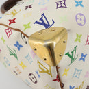 LOUIS VUITTON Monogram Multicolor Speedy 30 Bag White Bron M92643 LV Auth 194650-11