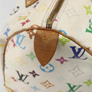 LOUIS VUITTON Monogram Multicolor Speedy 30 Bag White Bron M92643 LV Auth 194650-17