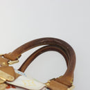 LOUIS VUITTON Monogram Multicolor Speedy 30 Bag White Bron M92643 LV Auth 194650-8