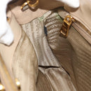 PRADA Galleria Hand Bag Safiano 2way Beige Gold Auth 194655A-21