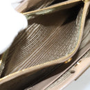 PRADA Galleria Hand Bag Safiano 2way Beige Gold Auth 194655A-26