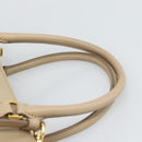 PRADA Galleria Hand Bag Safiano 2way Beige Gold Auth 194655A-8