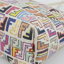 FENDI Zucca Canvas Tote Bag PVC Multicolor Gold Auth 194657V-14