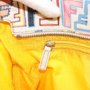 FENDI Zucca Canvas Tote Bag PVC Multicolor Gold Auth 194657V-21