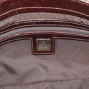 FENDI Zucca Canvas Mamma Baguette Shoulder Bag Ivory Silver Auth 194658-18