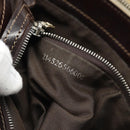 FENDI Zucca Canvas Mamma Baguette Shoulder Bag Ivory Silver Auth 194658-12
