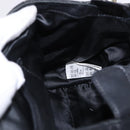 VERSACE Chain Shoulder Bag Leather H&M Collaboration Black Gold Auth 194660A-20