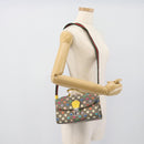 GUCCI GG Supreme Shoulder Bag PVC 2way Beige Silver 525515 Auth 194662M-23