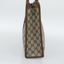 GUCCI GG Supreme Web Sherry Line Hand Bag PVC Beige Gold 002 4083 39 Auth 194663-4