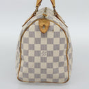 LOUIS VUITTON Damier Azur Speedy 25 Hand Bag N41534 LV Auth 194664-5