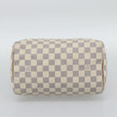 LOUIS VUITTON Damier Azur Speedy 25 Hand Bag N41534 LV Auth 194664-9