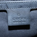 GUCCI GG Supreme Boston Bag PVC 2way Black Silver 474131 Auth 194667M-27