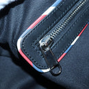 GUCCI GG Supreme Boston Bag PVC 2way Black Silver 474131 Auth 194667M-32