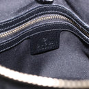 GUCCI Bamboo Shoulder Bag Leather Black Gold 137378 Auth 194670V-15