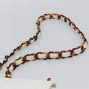 CHANEL Matelasse Chain Shoulder Bag Lamb Skin White CC Auth 194671V-8