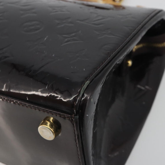 LOUIS VUITTON Monogram Vernis Blair MM Bag 2way Amarante M91619 LV Auth 194675