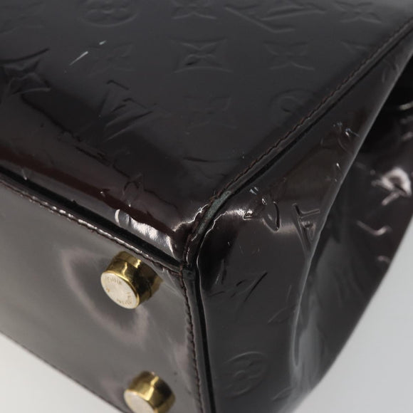LOUIS VUITTON Monogram Vernis Blair MM Bag 2way Amarante M91619 LV Auth 194675