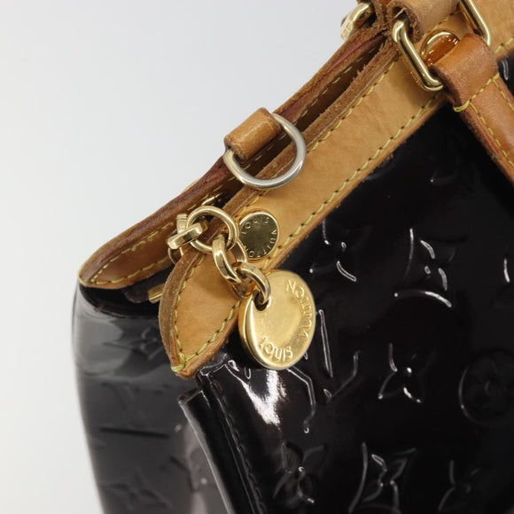 LOUIS VUITTON Monogram Vernis Blair MM Bag 2way Amarante M91619 LV Auth 194675