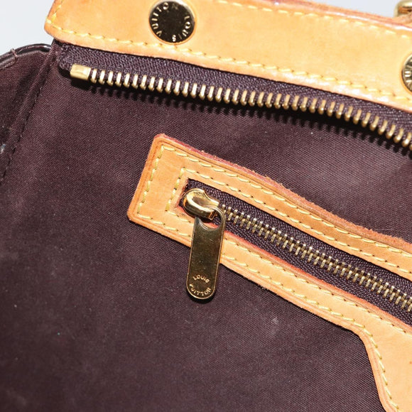 LOUIS VUITTON Monogram Vernis Blair MM Bag 2way Amarante M91619 LV Auth 194675