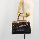 LOUIS VUITTON Monogram Vernis Blair MM Bag 2way Amarante M91619 LV Auth 194675-24