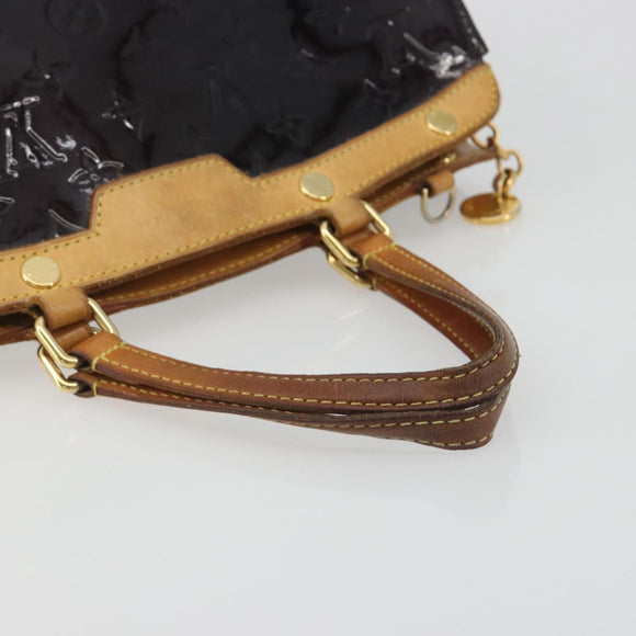 LOUIS VUITTON Monogram Vernis Blair MM Bag 2way Amarante M91619 LV Auth 194675