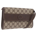 GUCCI GG Supreme Shoulder Bag PVC Beige Gold 004 89 0265 Auth 194677-1