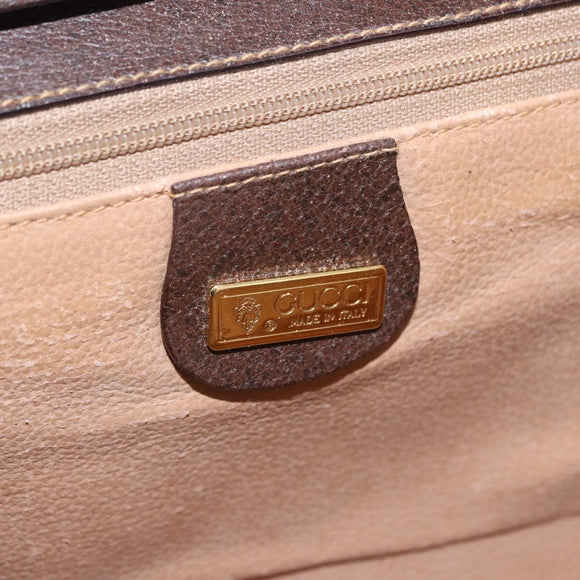GUCCI GG Supreme Shoulder Bag PVC Beige Gold 004 89 0265 Auth 194677