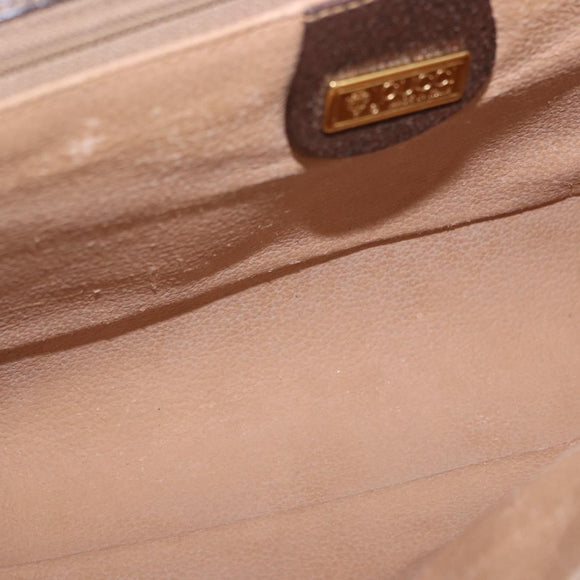 GUCCI GG Supreme Shoulder Bag PVC Beige Gold 004 89 0265 Auth 194677