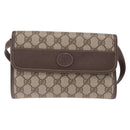 GUCCI GG Supreme Shoulder Bag PVC Beige Gold 004 89 0265 Auth 194677-2