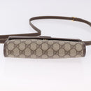 GUCCI GG Supreme Shoulder Bag PVC Beige Gold 004 89 0265 Auth 194677-9