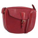 LOUIS VUITTON Epi Jeune Fille MM Shoulder Bag Red M52157 LV Auth 194678A-1