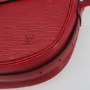 LOUIS VUITTON Epi Jeune Fille MM Shoulder Bag Red M52157 LV Auth 194678A-15