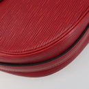 LOUIS VUITTON Epi Jeune Fille MM Shoulder Bag Red M52157 LV Auth 194678A-16