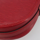 LOUIS VUITTON Epi Jeune Fille MM Shoulder Bag Red M52157 LV Auth 194678A-17