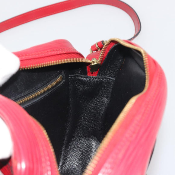 LOUIS VUITTON Epi Jeune Fille MM Shoulder Bag Red M52157 LV Auth 194678A