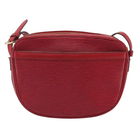 LOUIS VUITTON Epi Jeune Fille MM Shoulder Bag Red M52157 LV Auth 194678A