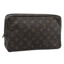LOUIS VUITTON Monogram Trousse Toilette 28 Clutch Bag M47522 LV Auth 194681-1