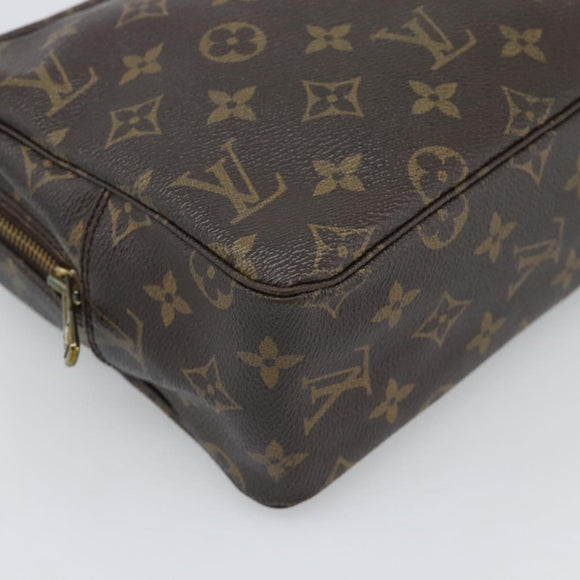 LOUIS VUITTON Monogram Trousse Toilette 28 Clutch Bag M47522 LV Auth 194681